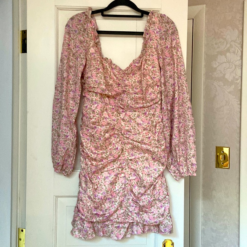 Blossom floral mini dress